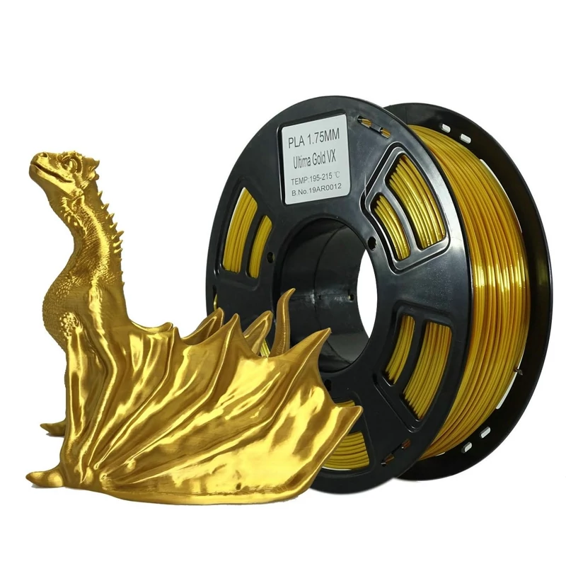 فیلامنت پرینتر سه بعدی برند Stronghero3D  رنگ طلایی 1.75 میلی متر 1 کیلوگرم