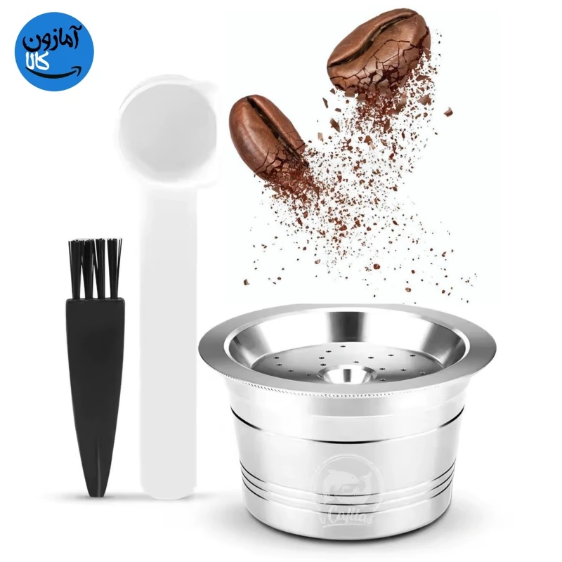 کپسول استیل قابل شارژ قهوه،کاپ Tchibo Cafissimo