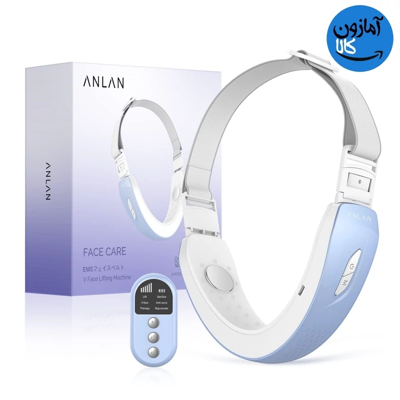 ماساژور برقی فرم دهنده غبغب،دستگاه فیس لیفت برند ANLAN ارتعاش EMS