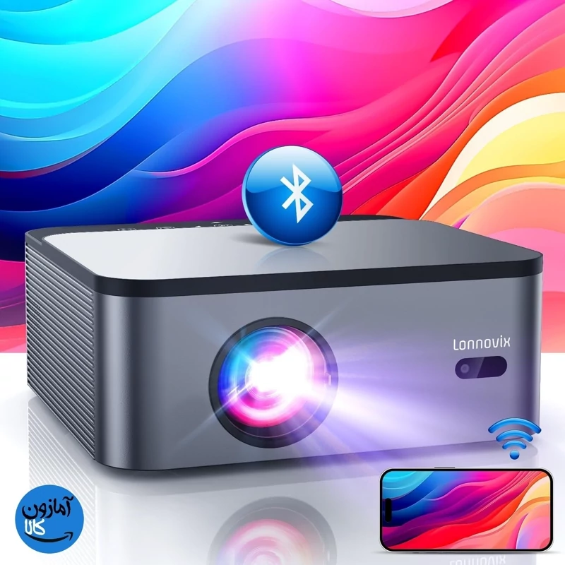 ویدیو پروژکتور مدارس با کیفیت 4K HDR برند Lonnovix مدل L8