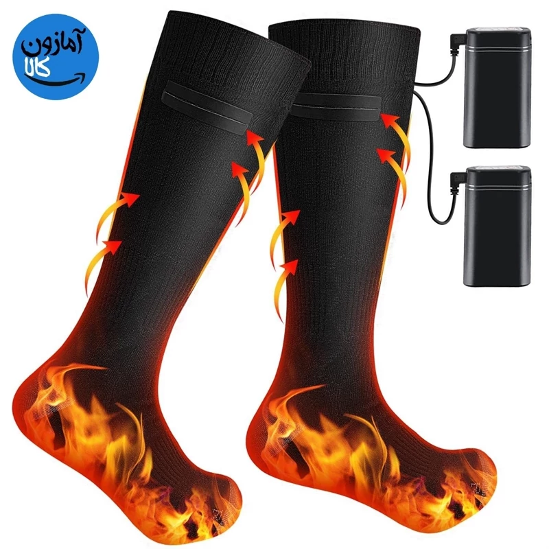 جوراب گرمایشی مردانه و زنانه با باتری 4000mAh