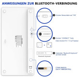 کیبورد بلوتوثی بیسیم مخصوص مک با طراحی ارگونومیک