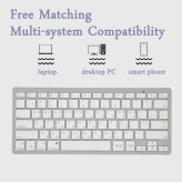 کیبورد بلوتوثی بیسیم مخصوص مک با طراحی ارگونومیک