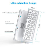 کیبورد بلوتوثی بیسیم مخصوص مک با طراحی ارگونومیک