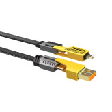 نمای نزدیک کابل چندکاره EZRA با کانکتورهای مختلف