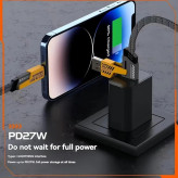 کابل شارژ سریع 65 واتی EZRA چندکاره