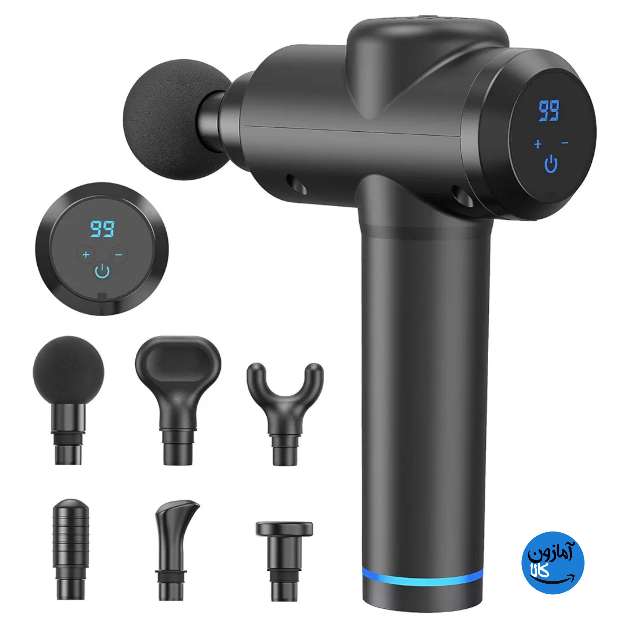 تفنگ ماساژ دستی ضربه‌ای حرفه‌ای برای ریکاوری بافت‌های عمیق پس از تمرین و کار