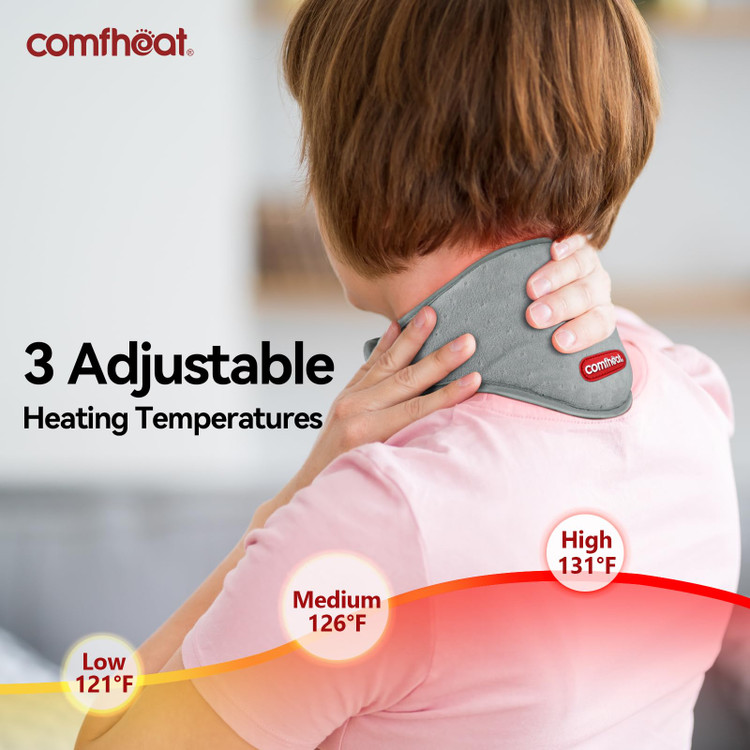 پد حرارتی گردن شارژی با قابلیت لرزش و یبره برند comfheat
