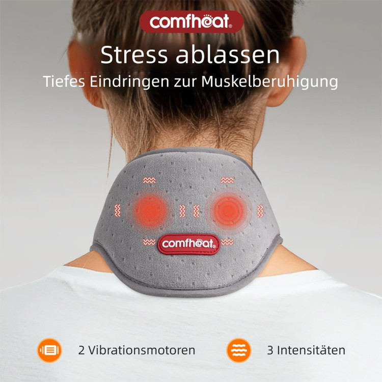 پد حرارتی گردن شارژی با قابلیت لرزش و یبره برند comfheat